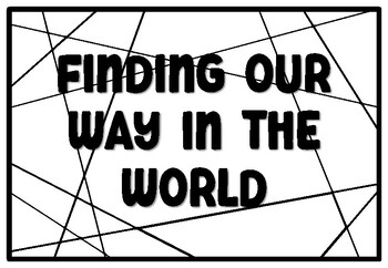 Preview of FINDING OUR WAY IN THE WORLD Coloring Pages, Columbus Day Bulletin Board Quot