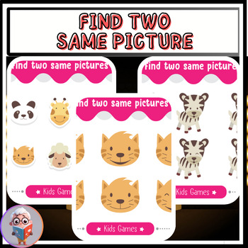 Preview of FINDING SIMILAR PICTURE activity book