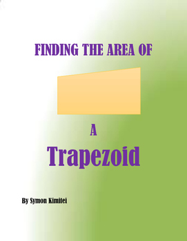 Preview of GEOMETRY - FINDING THE AREAS OF TRAPEZOIDS