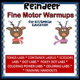 FINE MOTOR Reindeer Fine Motor Warmups for Centers or Therapy