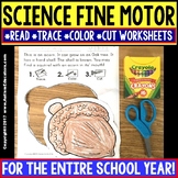 FINE MOTOR SKILLS with Reading Science Worksheets for Spec