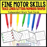 FINE MOTOR Skills | Task Cards for Pre-Writing Task Box Filler