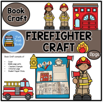 Preview of FIREFIGHTER BOOK CRAFT