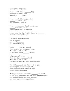 Katy Perry - Roar - Song Based Exerc…: English ESL worksheets pdf & doc