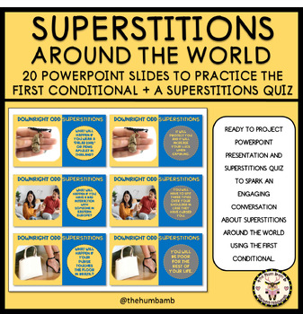 Preview of FIRST CONDITIONAL INTERACTIVE SPEAKING SUPERSTITIONS - THE HUM BAM B