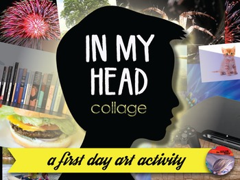 Preview of ART ACTIVITY  - In My Head Collage