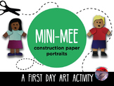 ART ACTIVITY - "Mini Mee" Construction Paper Portraits