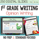 FIRST GRADE EXPLICIT OPINION WRITING CURRICULUM WITH PROMPTS
