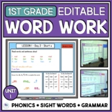 First Grade Word Work Activities Phonics Games And Grammar