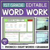 First Grade Word Work Activities And Phonics Games | Gramm