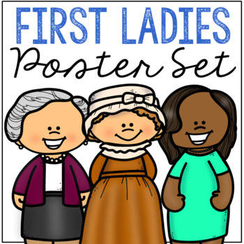 Preview of FIRST LADIES of American Presidents Posters | Bulletin Board Activity