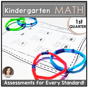 Preview of Kindergarten Math Assessments |  Kindergarten Math Activities Distance Learning