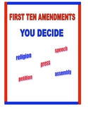 FIRST TEN AMENDMENTS BILL OF RIGHTS