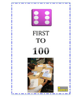 Preview of FIRST TO 100 VIDEO-Example of students playing in a small group.