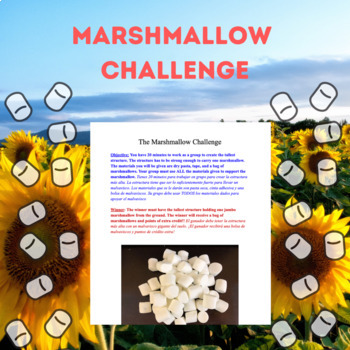 Preview of FIRST WEEK OF SCHOOL! | Community Building Activity | THE MARSHMALLOW CHALLENGE