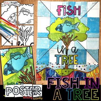 Preview of Fish in a Tree, Collaborative Poster, Writing Activity, Creative Fun