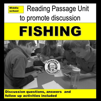 FISHING Non-fiction Reading passage and unit by Thinking Challenges