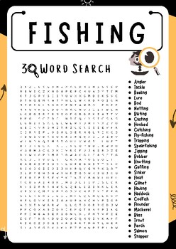 Fishing Word Search: 50 Fish Puzzles, Word Find, Vocabulary Activity Book  for Kids, Adults and Seniors: Publishing, FishSearch: 9798392351657: Books  