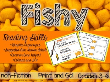 Preview of FISHY Reading Skills Comprehension Helper