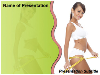 Preview of FITNESS POWERPOINT TEMPLATE