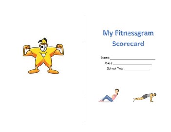Preview of FITNESSGRAM STUDENT SCORE CARD