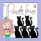 FIVE BLACK CATS Halloween Song