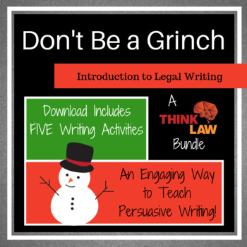Preview of FIVE Holiday Persuasive Writing Lessons Using REAL-LIFE Court Cases