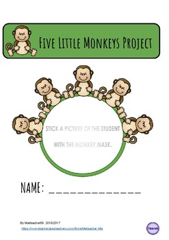 Preview of FIVE LITTLE MONKEYS COMPLETE LESSON PLAN