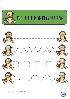 FIVE LITTLE MONKEYS LESSON PLAN SAMPLE by maiteacher MJA | TpT