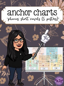 Preview of Phonics: (FIVE) Short Vowels- Anchor Charts