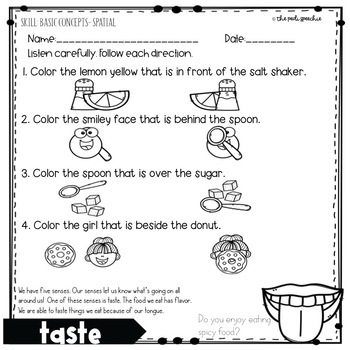 FIVE SENSES ACTIVITIES | FIVE SENSES WORKSHEETS by The Pedi Speechie