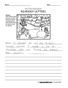 Preview of HANDWRITING PACKET: Fixing Common Handwriting Mistakes