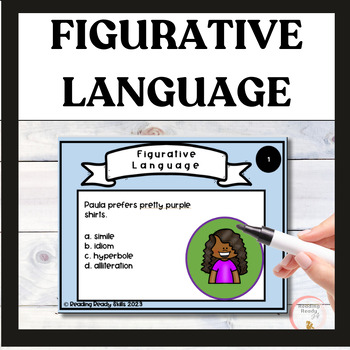Preview of Figurative Language Forms: Task Cards (grades 4-6)