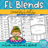FL Blends Worksheets - Initial Consonant Blends