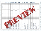 FL Envision Math Topic Test
