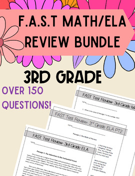Preview of FL F.A.S.T. 3rd Grade Review- Ultimate Bundle
