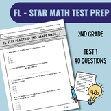 2nd Grade End of Year Review for FL FAST STAR MATH TEST 1
