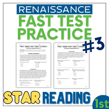 Preview of FL FAST STAR Reading Practice Test Prep - 1st Grade - TEST# 3