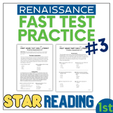 FL FAST STAR Reading Practice Test Prep - 1st Grade - TEST# 3