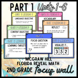 FL Reveal Math 2nd Grade Focus Wall- McGraw Hill (Units 1-6)