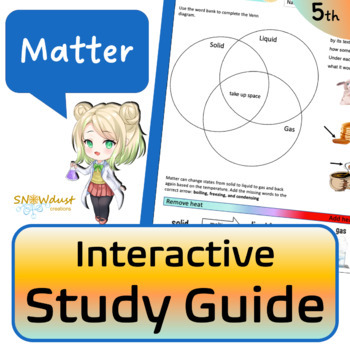 Preview of Matter - Florida Science Interactive Study Guide