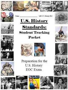 Preview of FL U.S. History Standards Tracking Packet- Year Long Tool