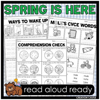 Preview of Spring is Here Book Companion for Spring Read Alouds
