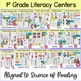 1st Grade Phonics Science of Reading Literacy Centers YEAR