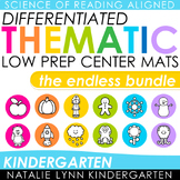 Kindergarten Thematic No Prep Math and Literacy Centers Ye