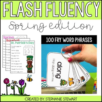 Preview of Spring Sight Word Practice, Flash Cards, Fluency, and Reading Passages