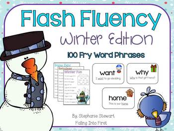 Preview of Sight Word Practice - Winter Fluency Flashcards
