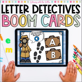 Preview of Letter Sound Identification BOOM Cards | Digital Task Cards