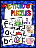 Alphabet Centers (Alphabet Matching Beginning Sounds Puzzles)