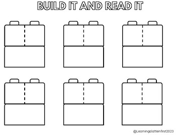 Build It & Read It! Morphology Practice by LearningALatteInFirst